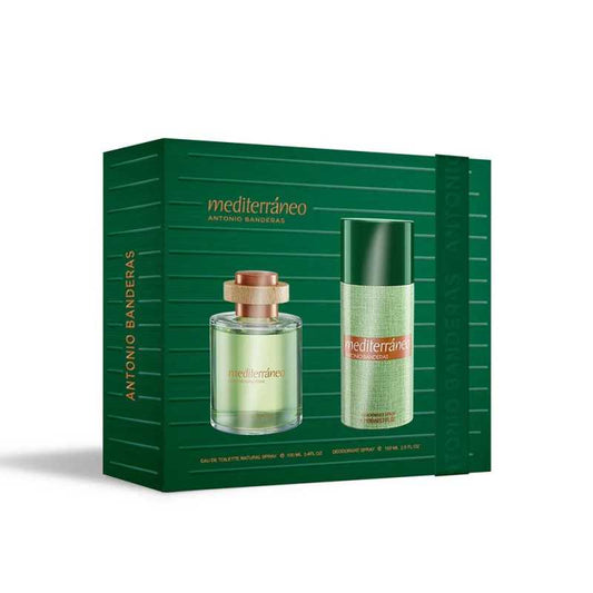 PERFUME MEDITERRANEO HOMBRE EDT 100 ML / DESODORANTE 150 ML ESTUCHE