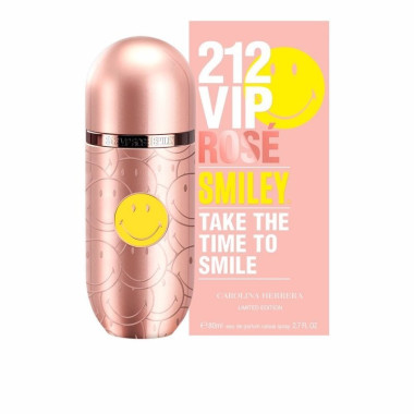 PERFUME 212 VIP ROSE SMILEY EDP 80 ML MUJER
