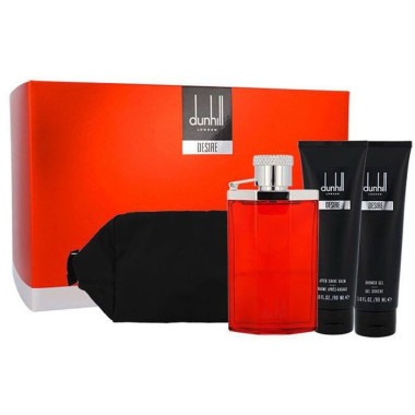 PERFUME SET DUNHILL DESIRE RED EDT 1OOML 3PCS HOMBRE