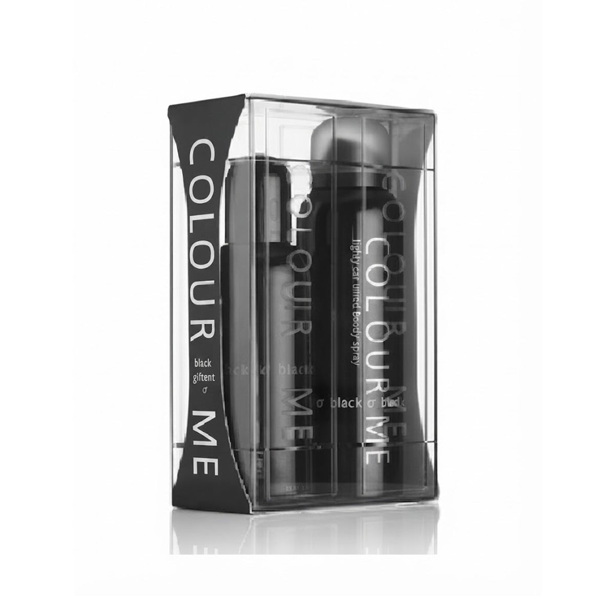 Perfume Colour Me Black Hombre Edp 100 Ml / Body Sray 150 Ml Estuche