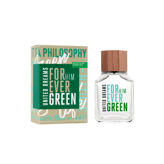 PERFUME BENETTON UNITED COLORS FOREVER GREEN HOMBRE EDT 100 ML