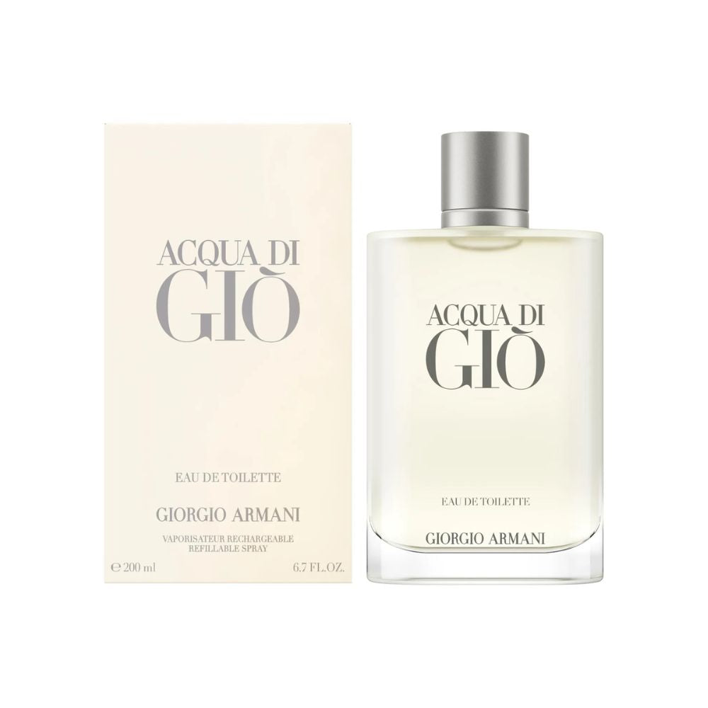 PERFUME ACQUA DI GIO RECARGABLE HOMBRE EDT 200 ML