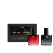 Perfume Zara Black Amber Mujer Edp 100 Ml / Red Vanilla Edt 100 Ml Estuche