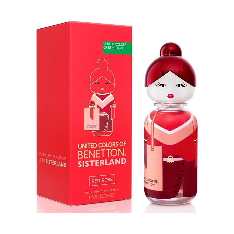 Perfume Benetton United Colors Sisterland Red Rose Mujer Edt 80 Ml