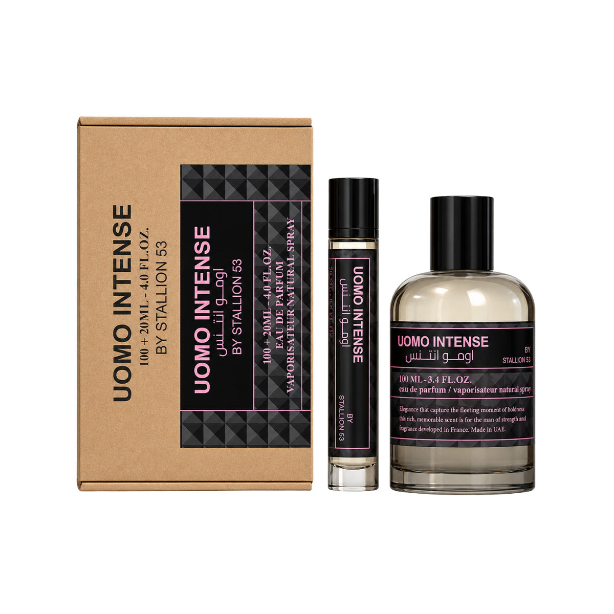 Perfume Emper Uomo Intense By Stallion 53 Hombre Edp 100 Ml / 20 Ml