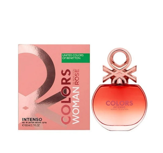 PERFUME BENETTON UNITED COLORS ROSE INTENSO MUJER EDP 80 ML