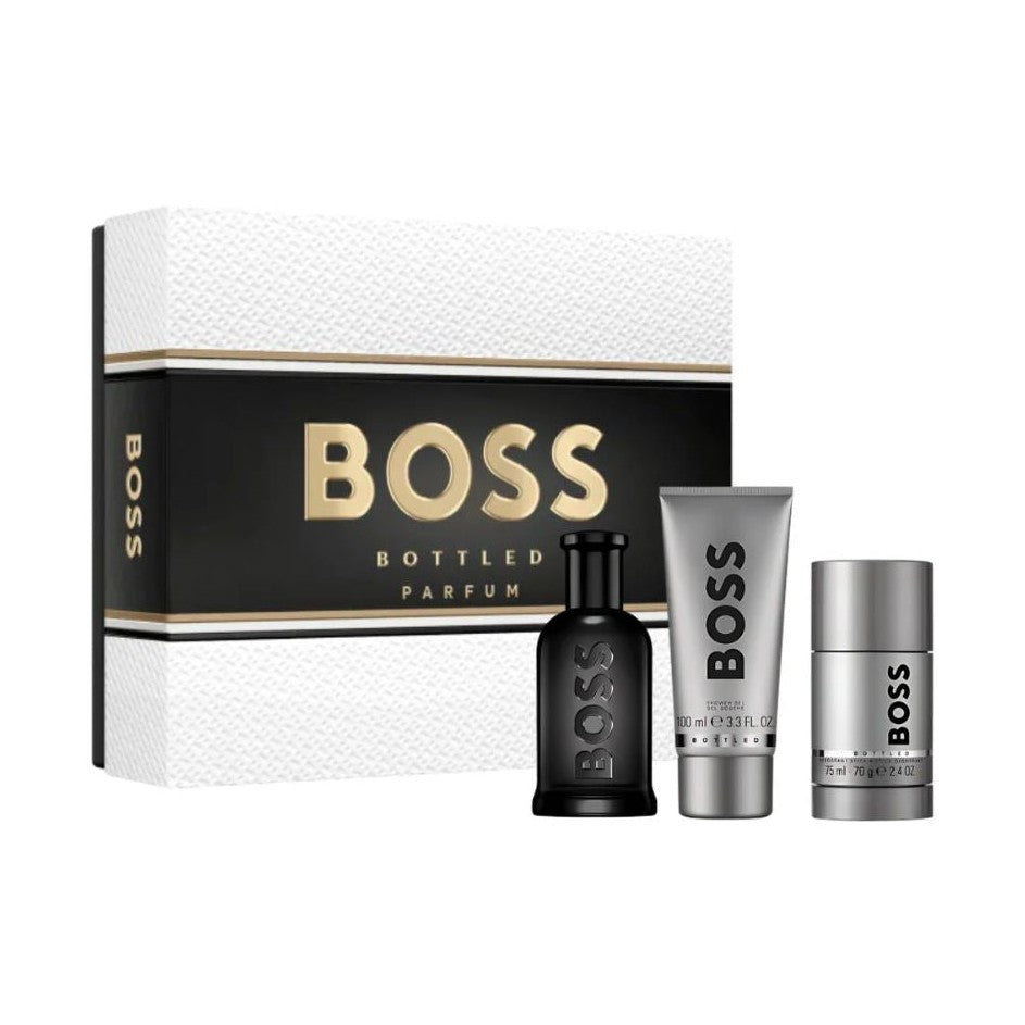 Perfume Boss Bottled Parfum Hombre Parfum 100 Ml / Shower Gel 100 Ml / Desodorante Stick 75 Ml Estuche
