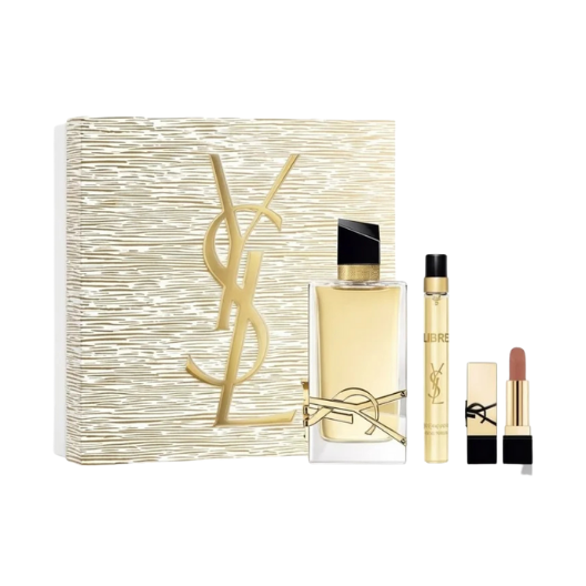 Perfume Ysl Libre Dama Edp 90 ml / 10 ml / Lipstick Estuche