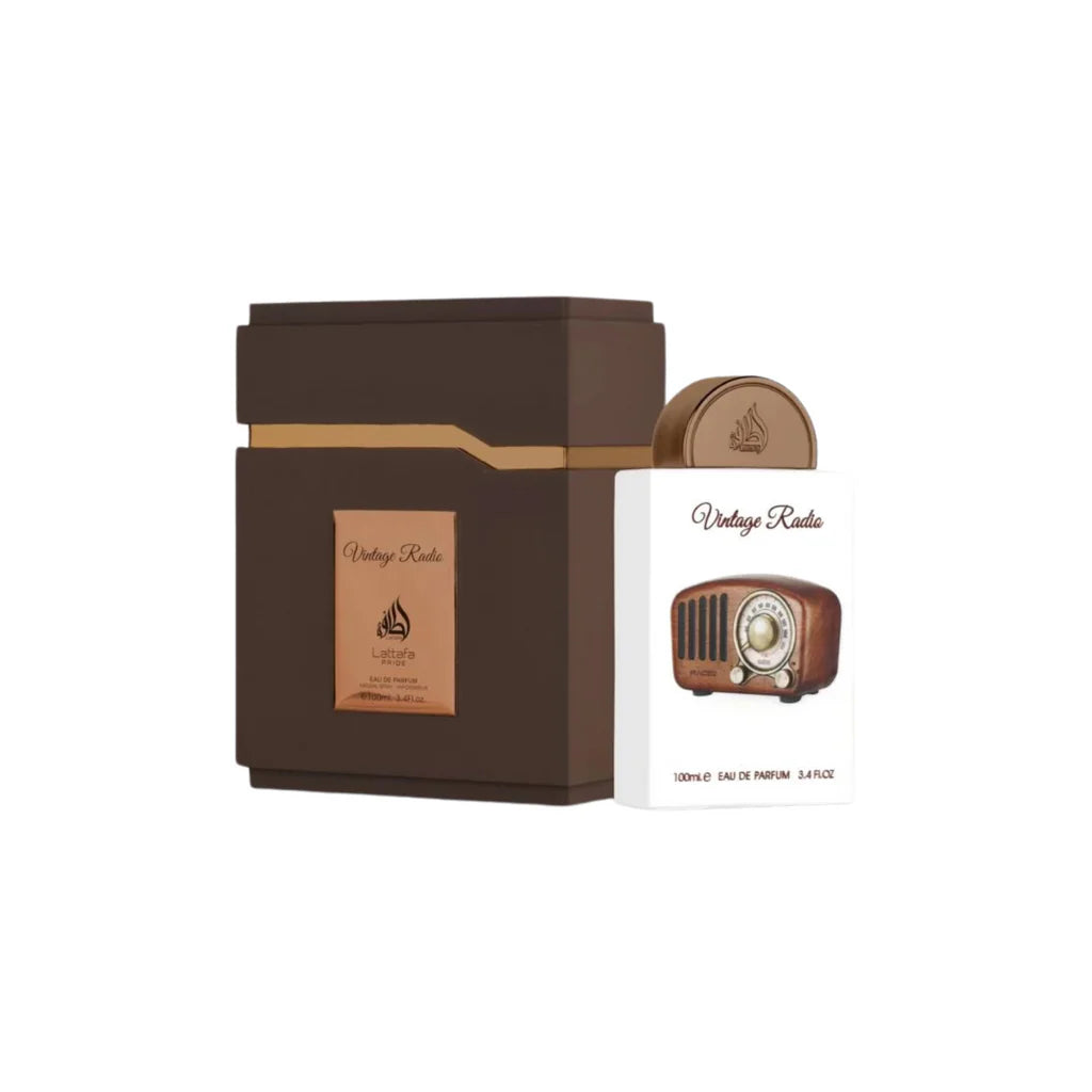 Perfume Lattafa Pride Vintage Radio Unisex Edp 100 Ml Imagen principal del producto