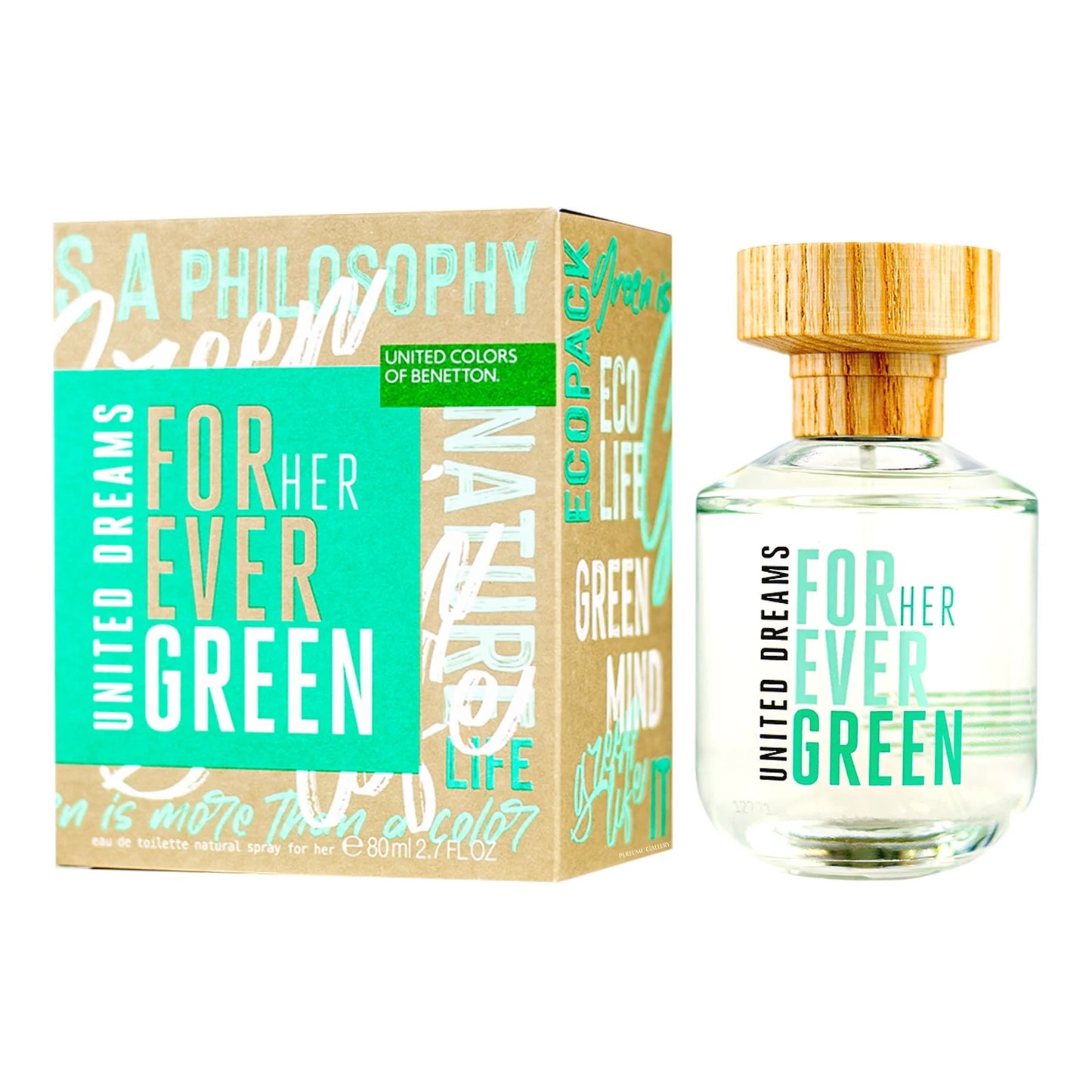 Perfume Benetton Forever Green Her Edt 80 ML Mujer