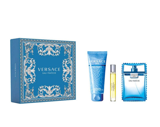 PERFUME VERSACE EAU FRAICHE HOMBRE EDT 100 ML / 10 ML / SHOWER GEL 150 ML ESTUCHE