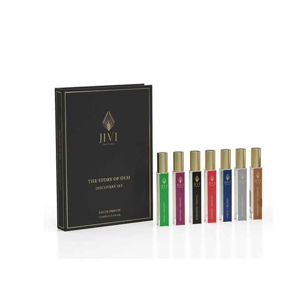 Perfume Jivi Story Of Oud Chapter Collection Unisex Edp 7 X 10 Ml Estuche