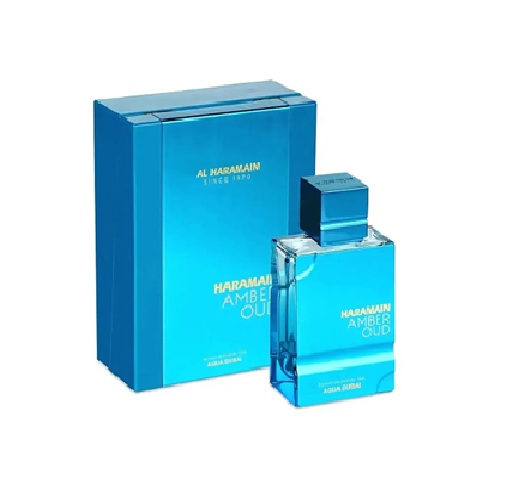 Perfume Al Haramain Amber Oud Aqua Dubai Hombre Extrait De Parfum 75 Ml