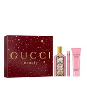 Perfume Gucci Flora Gorgeous Gardenia Mujer Edp 100 Ml / 10 Ml / Body Lotion 50 Ml Estuche