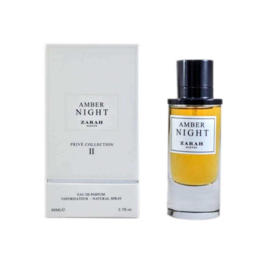 Perfume Amber Night Prive Collection Ii Prive Zarah Unisex Edp 80 Ml