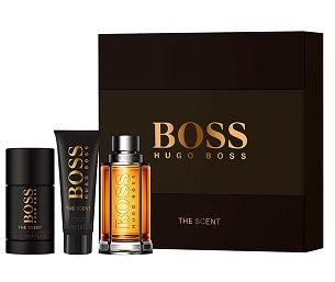 Perfume Boss The Scent Hombre Edt 100 Ml / Desodorante 75 Ml / Shower Gel 100 Ml Estuche