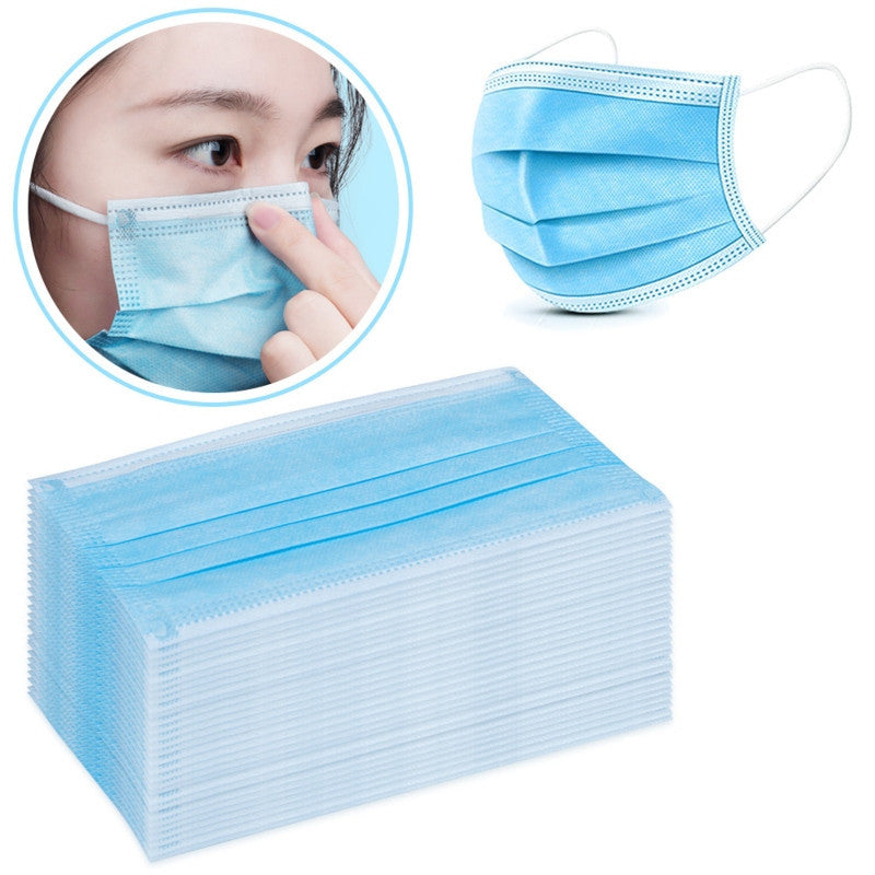 Pack Mascarillas Quirurjicas 3 Pliegues 50 Unidades