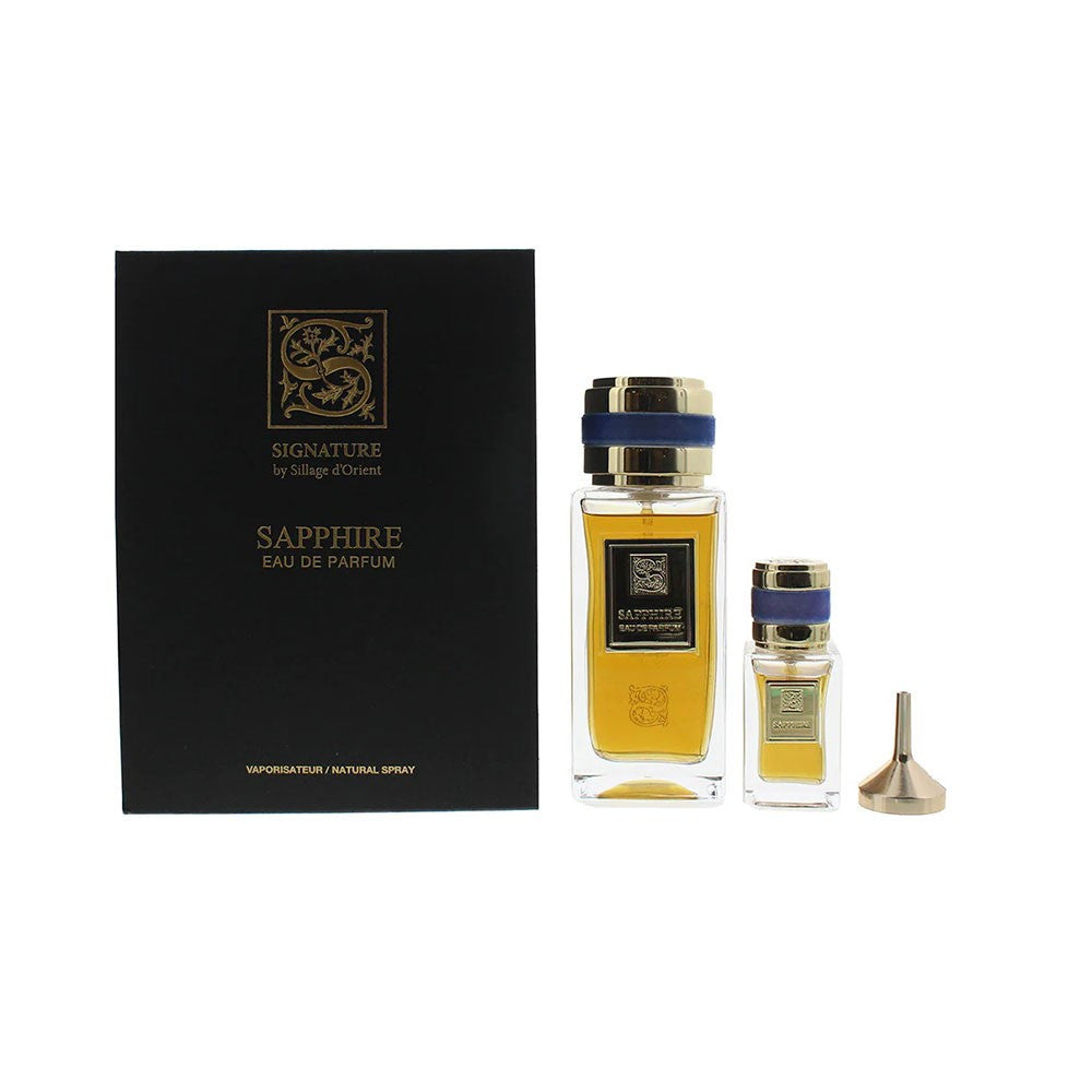 Perfume Set Sapphire Unisex Edp 100Ml + 15Ml 2Pcs Imagen principal del producto
