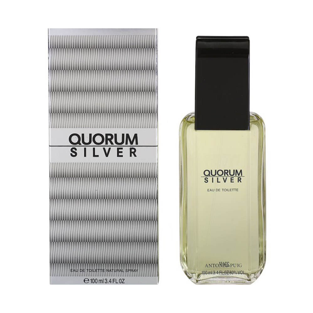 Perfume Quorum Silver Hombre Edt 100 Ml