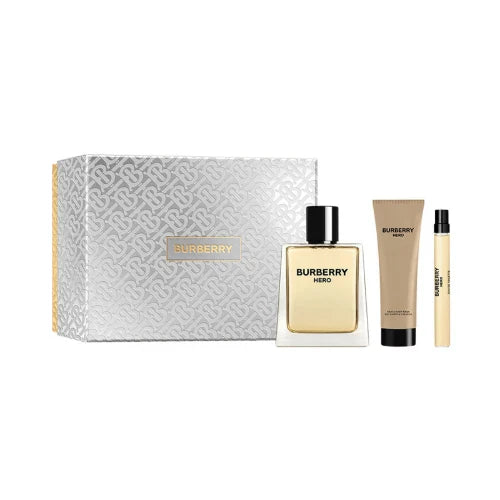 PERFUME BURBERRY HERO HOMBRE EDT 100 ML / 7,5 ML / SHOWER GEL 75 ML ESTUCHE