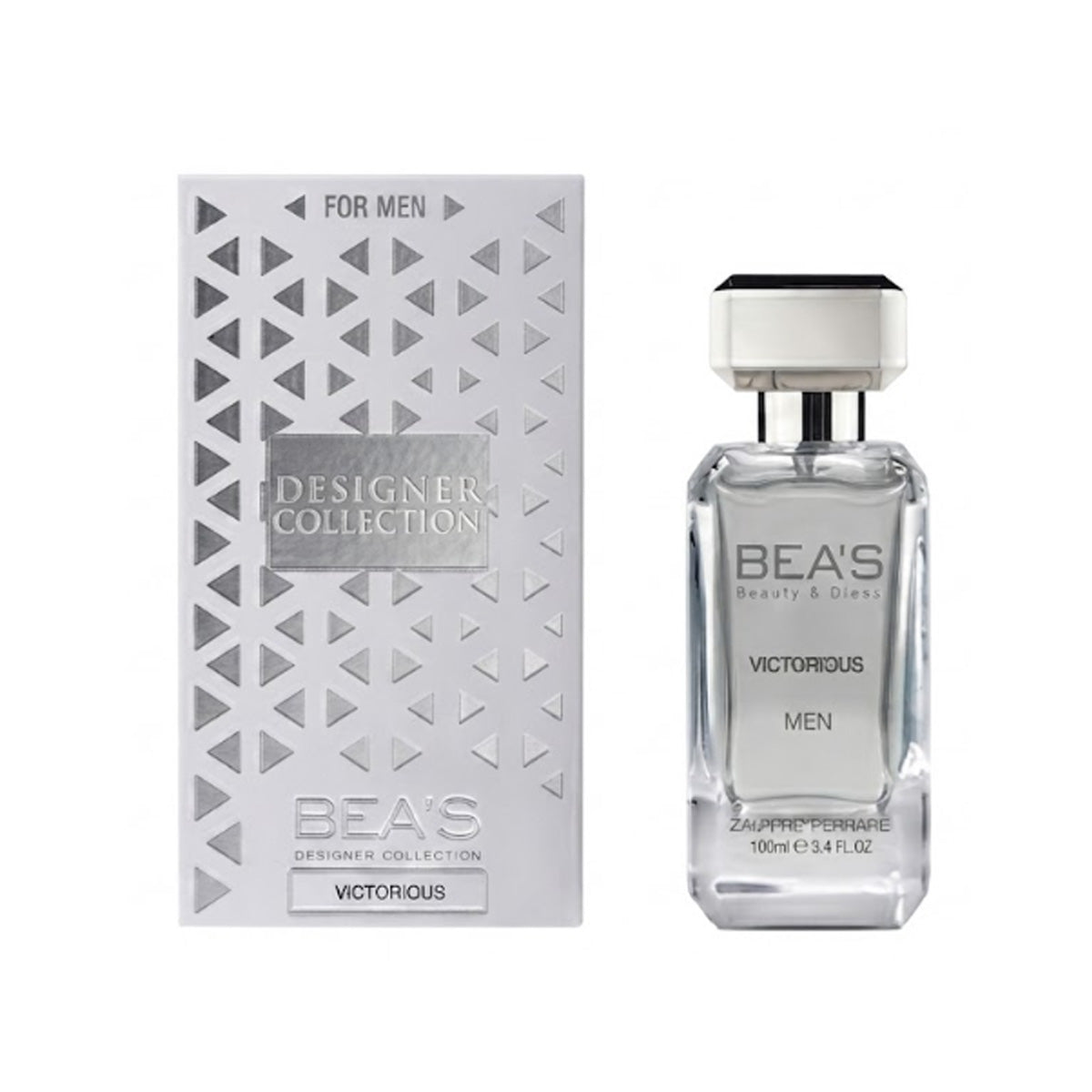Perfume Beas Evelen Vip Black  Hombre Edp 100 Ml