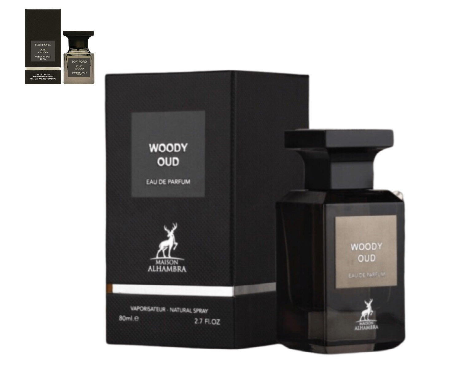 Perfume Maison Alhambra Woody Oud Unisex Edp 80 Ml