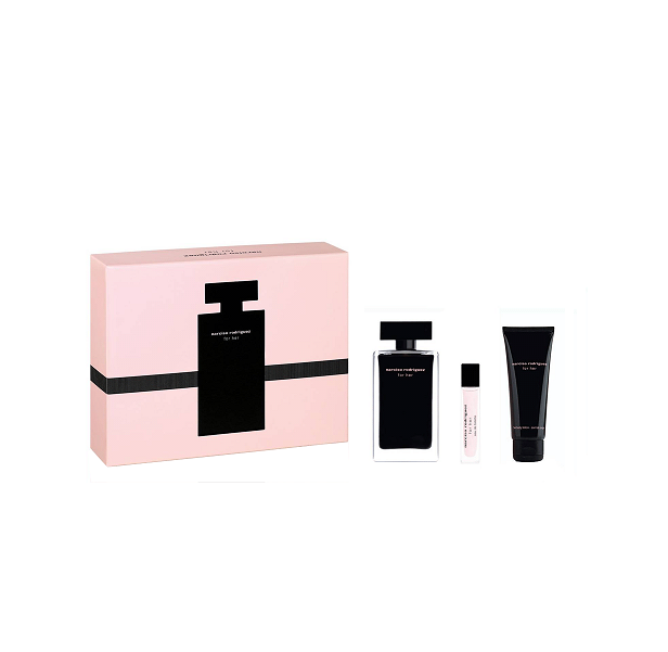 PERFUME NARCISO RODRIGUEZ MUJER EDT 100 ML / BODY LOTION 50 ML / EDT 10 ML ESTUCHE