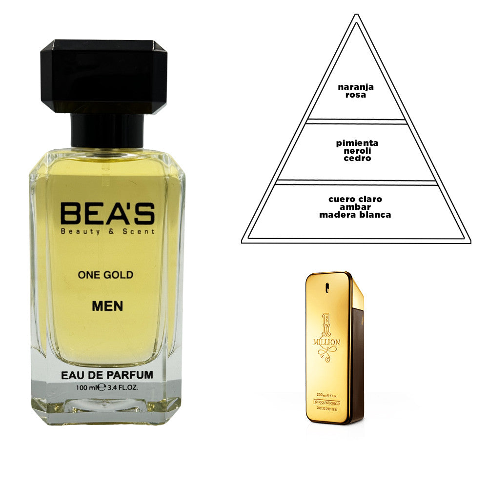 Perfume Beas One Gold Hombre Edp 100 Ml Tester