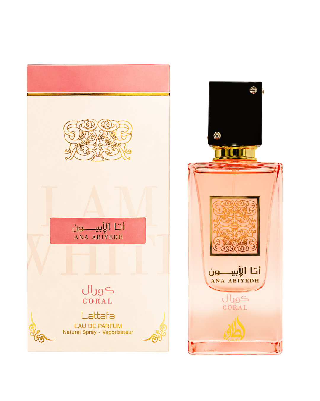 PERFUME LATTAFA ANA ABIYEDH CORAL MUJER EDP 60 ML