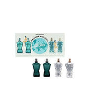 Perfume Jean Paul Gaultier Le Male 7 Ml X 2 / Essence Parfum 7 Ml / Parfum Intense 7 Ml Miniatura Collection Hombre Estuche
