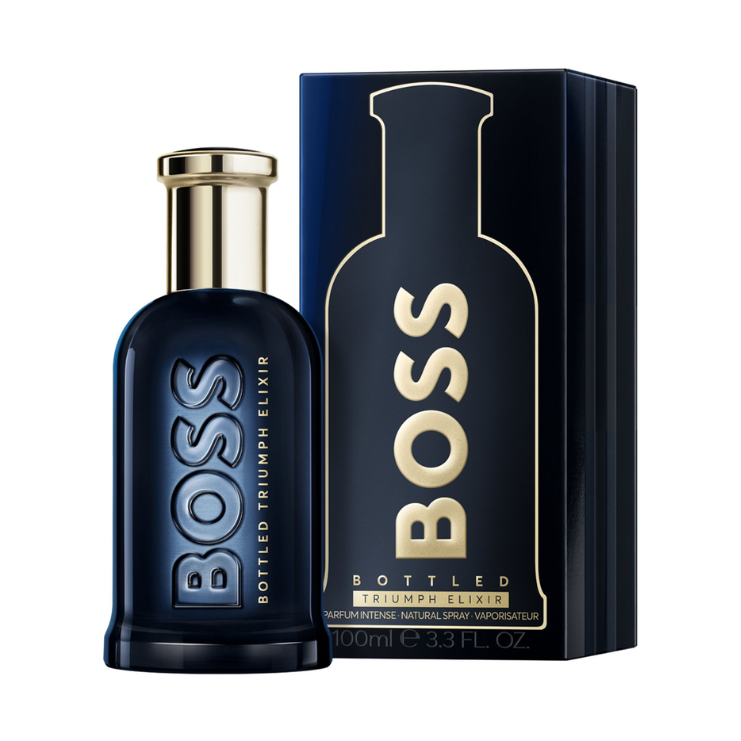 Perfume Boss Bottled Triumph Elixir Hombre Parfum Intense 100 Ml