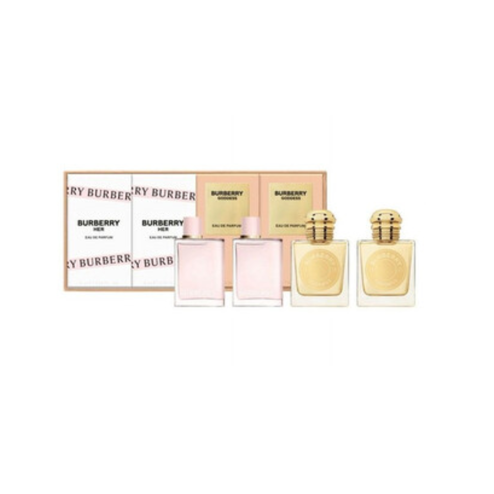 Perfume Burberry Miniatura Collection Mujer Edp 4 X 5 Ml Estuche