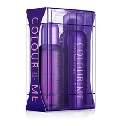PERFUME COLOUR ME PURPLE MUJER EDP 100 ML / BODY SPRAY 150 ML ESTUCHE