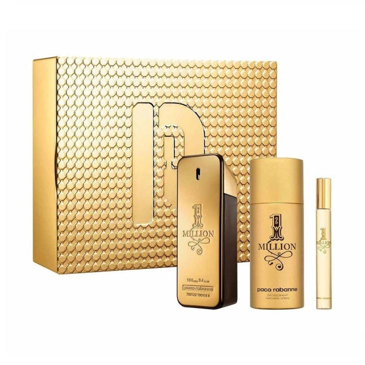 Perfume One Million Hombre Edt 100 Ml / Edt 10 Ml / Desodorante 150 Ml Estuche