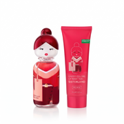 PERFUME BENETTON UNITED COLORS SISTERLAND RED ROSE DAMA EDT 80 ML / BODY LOTION 75 ML ESTUCHE