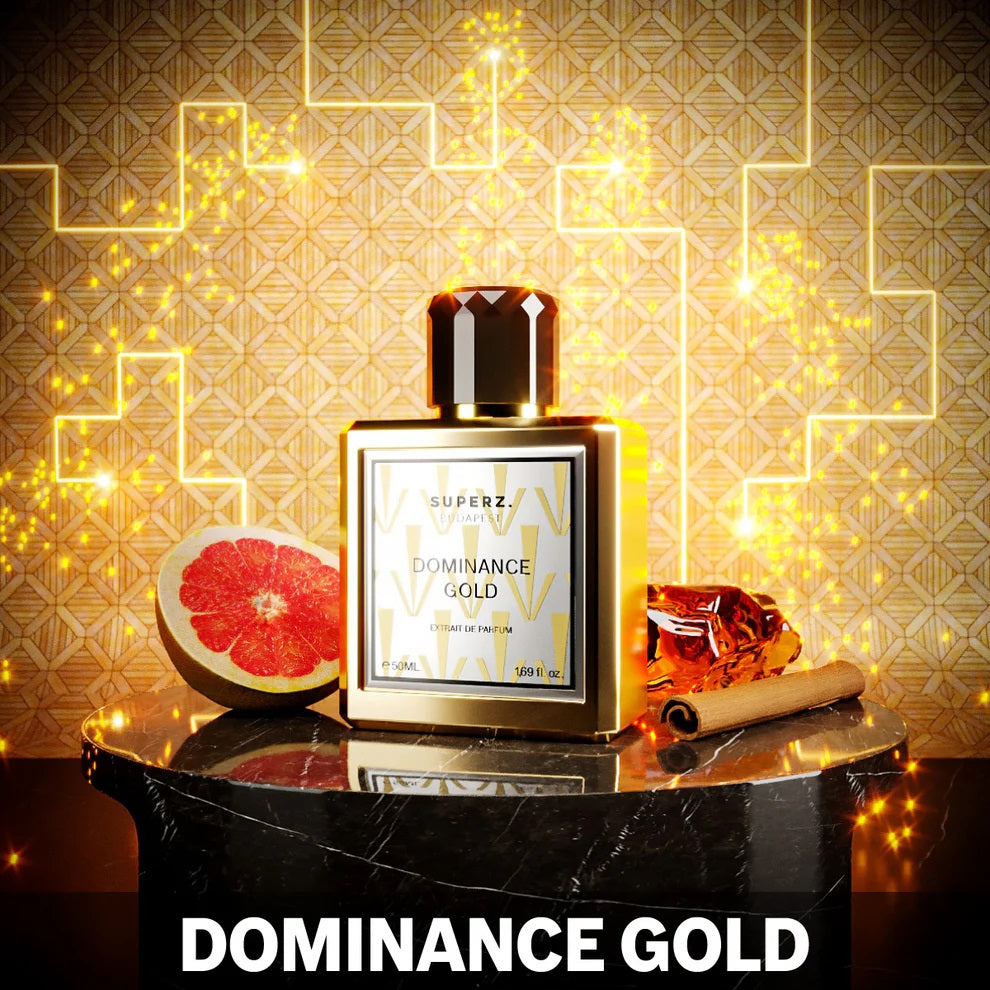 Perfume Superz Dominance Gold Man Extrait De Parfum 50 Ml Imagen principal del producto