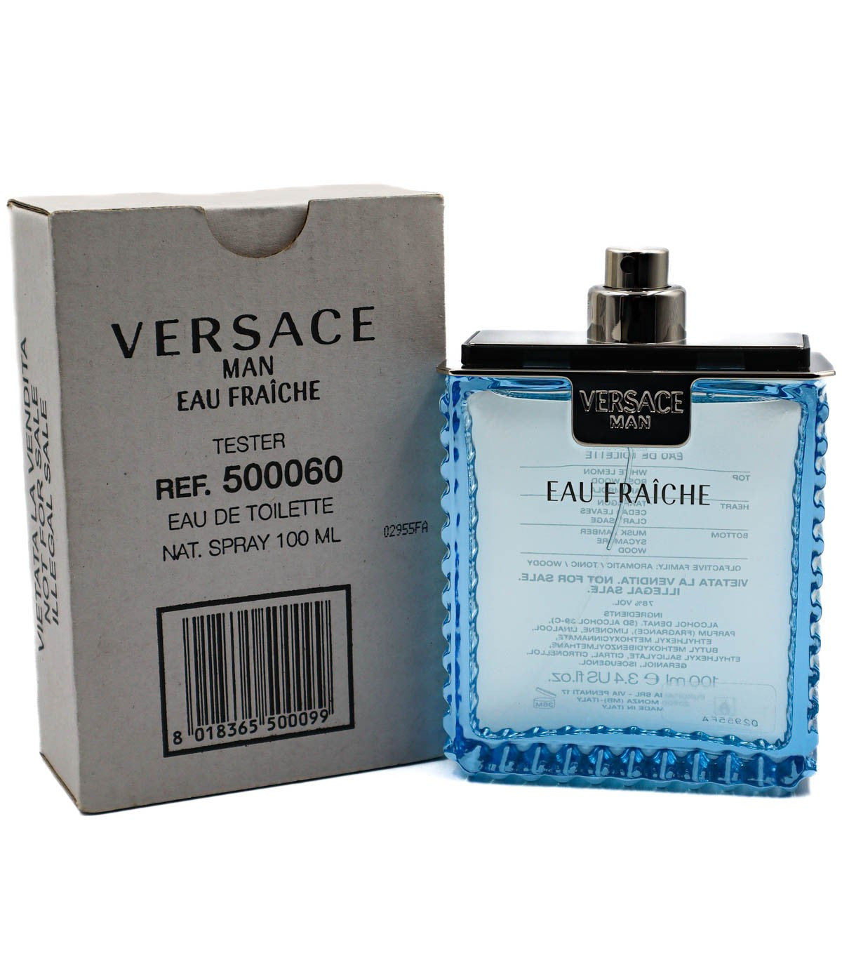 Perfume Tester Versace Eau Fraiche Edt 100ML Hombre