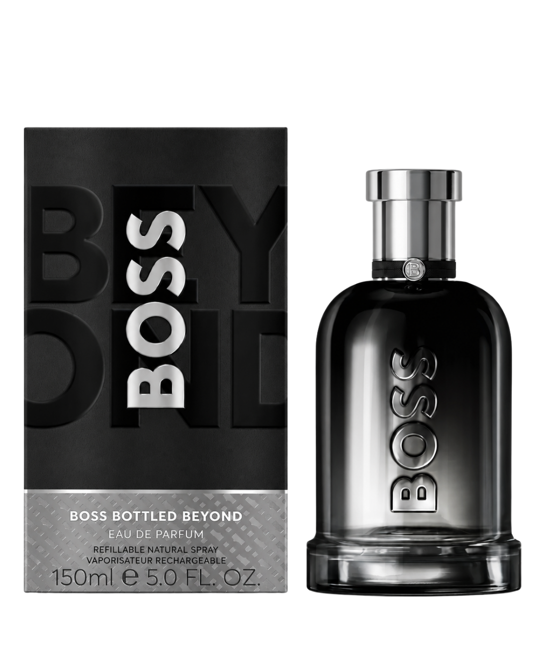PERFUME BOSS BOTTLED BEYOND RECARGABLE VARON EDP 150 ML