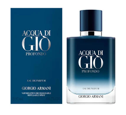 Perfume Acqua Di Gio Profondo Recargable Hombre Edp 50 Ml
