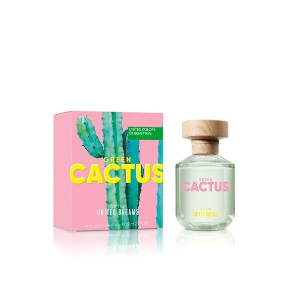 Perfume Benetton United Dreams Green Cactus Mujer Edt 80 Ml