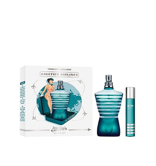 PERFUME JEAN PAUL GAULTIER LE MALE HOMBRE EDT 125 ML / EDT 20 ML ESTUCHE