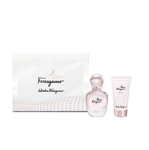 Perfume Amo Salvatore Ferragamo Mujer Edp 50 Ml / Body Lotion 100 Ml Estuche