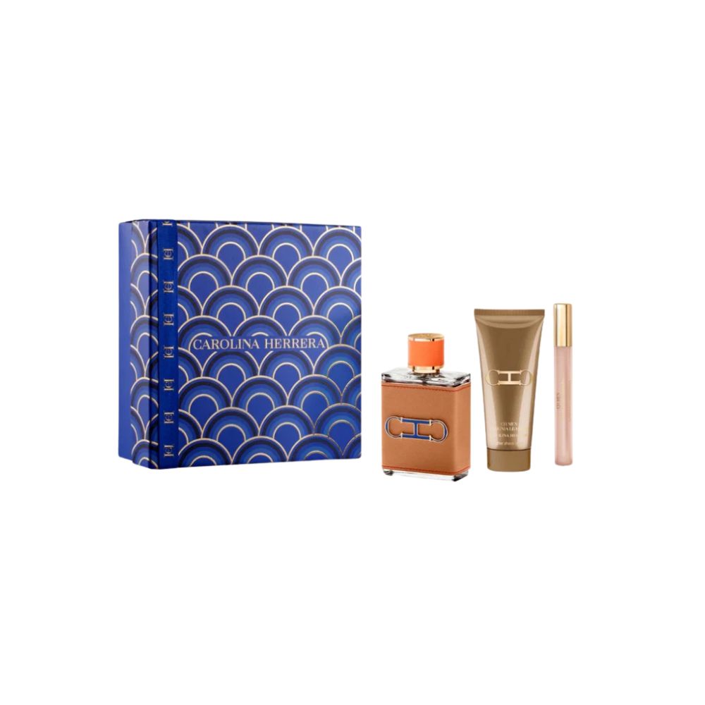 PERFUME CH INSIGNIA LEATHER HOMBRE EDP 100 ML / 10 ML / SHAVE LOTION 100 ML ESTUCHE