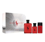 Perfume Polo Red Varon Edt 125 Ml / 40 Ml / Desodorante 75 Ml Estuche