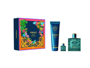Perfume Eros Versace Hombre Edp 100 Ml / 5 Ml / Shower Gel 150 Ml Estuche