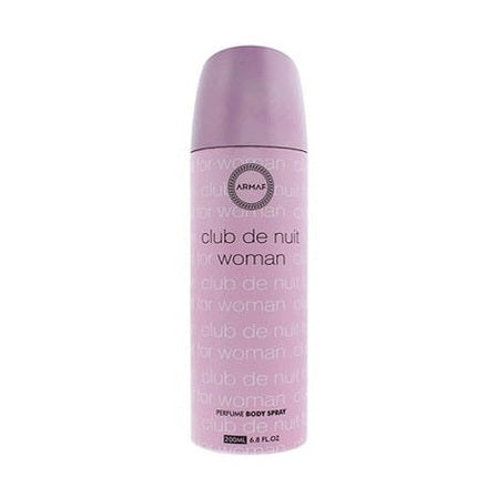 DESODORANTE ARMAF CLUB DE NUIT WOMAN PERFUME MUJER BODY SPRAY 200 ML