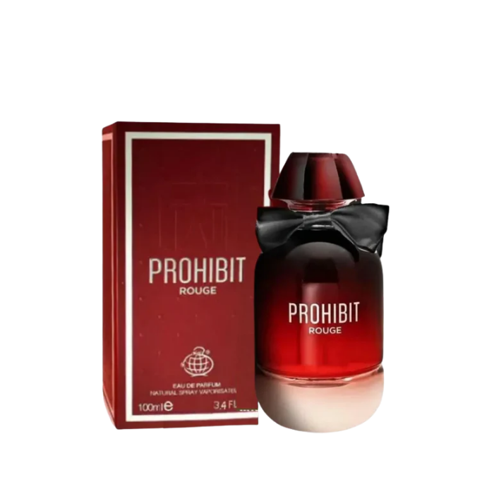 PERFUME FRAGRANCE WORLD PROHIBIT ROUGE UNISEX EDP 100 ML