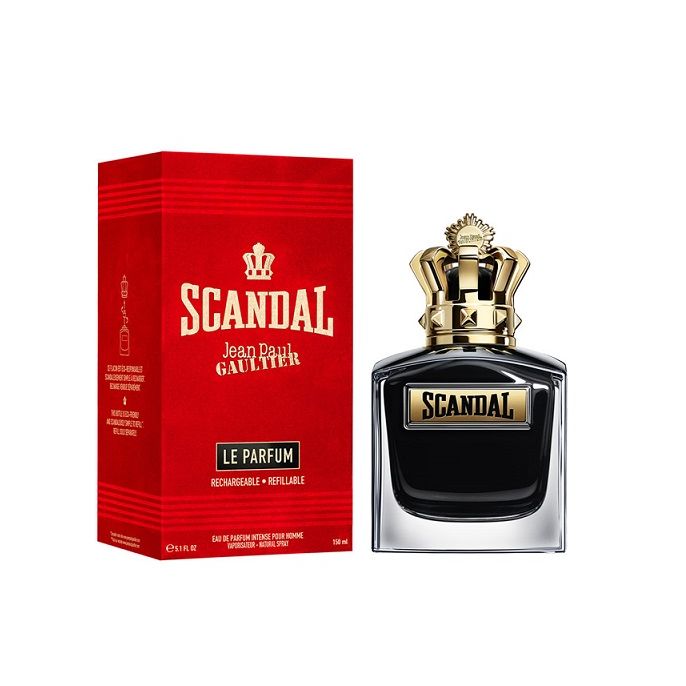PERFUME JEAN PAUL GAULTIER SCANDAL LE PARFUM RECARGABLE HOMBRE EDP INTENSE 150 ML