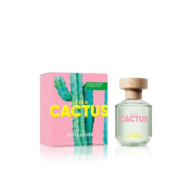 PERFUME BENETTON UNITED DREAMS GREEN CACTUS MUJER EDT 80 ML