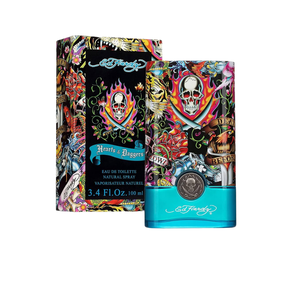 PERFUME ED HARDY HEARTS & DAGGERS BY CHRISTIAN AUDIGIER HOMBRE EDT 100 ML